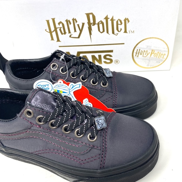 💖MEGA SALE💖VANS Old Skool x Harry Potter Deathly Hallows VN0A3QPGV0F - Picture 4 of 10